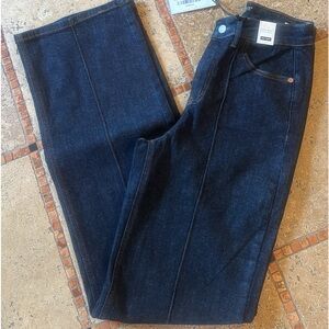 Judy Blue Front seam wide leg  denim